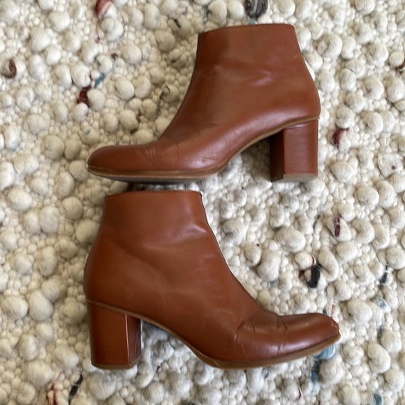 Maison Martin Margiela MM6 brown snakeskin ankle boots, Sz 36 EU/6 US - Picture 4 of 8